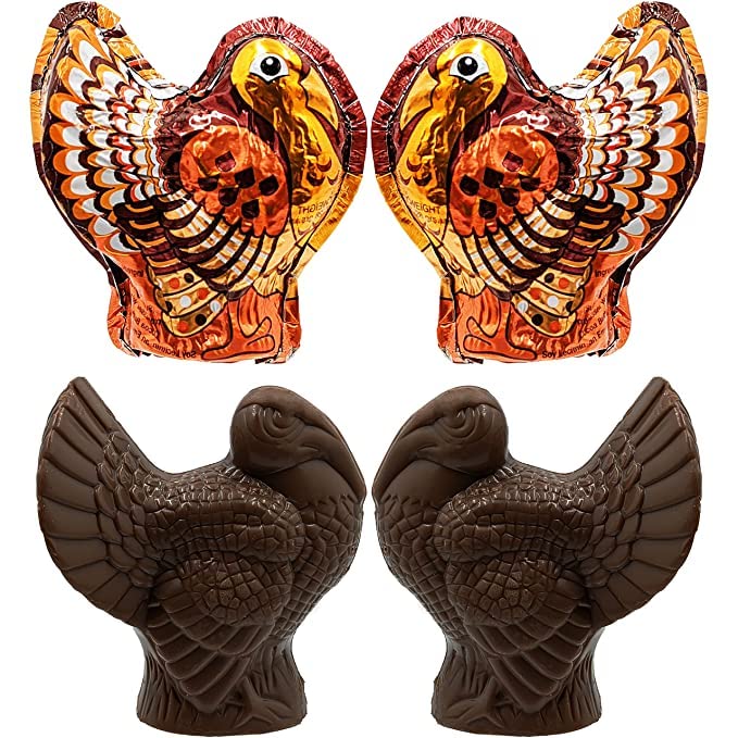 Thanksgiving Dark Chocolate Turkey Shaped