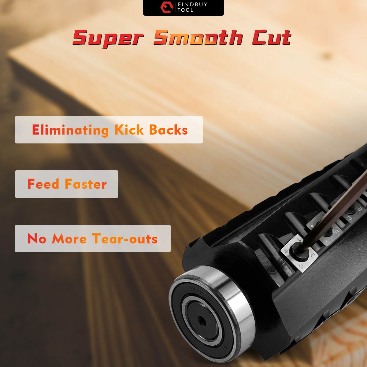 Cabeça Helical Cutter para qualidade de corte de 8 "