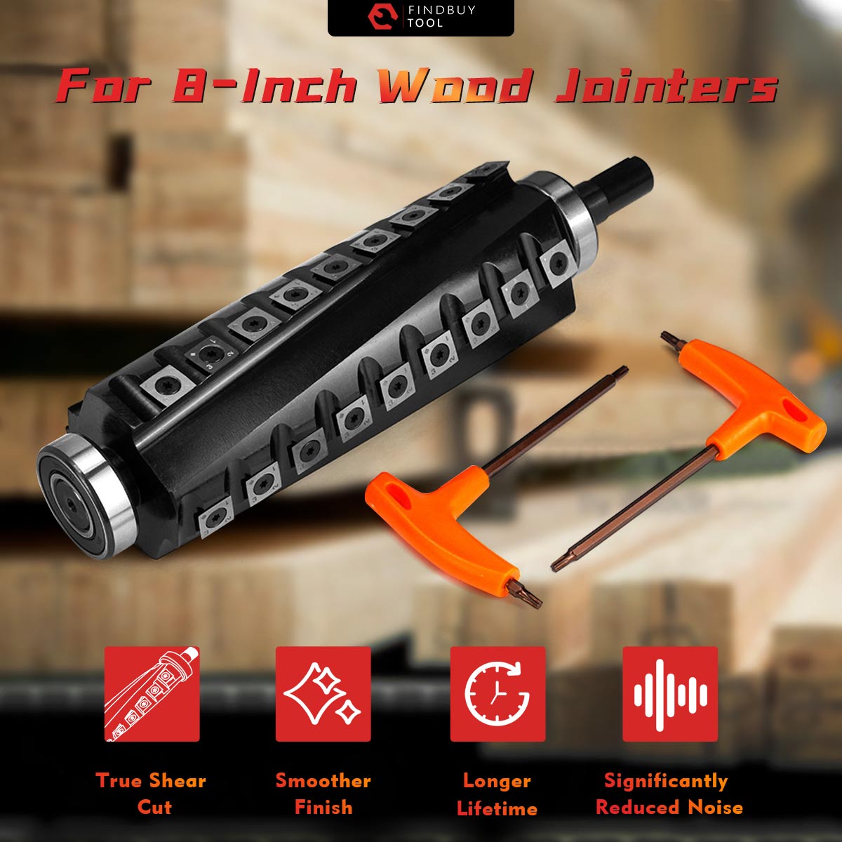 Chefe Helical Chead para recursos de junta de 8 "