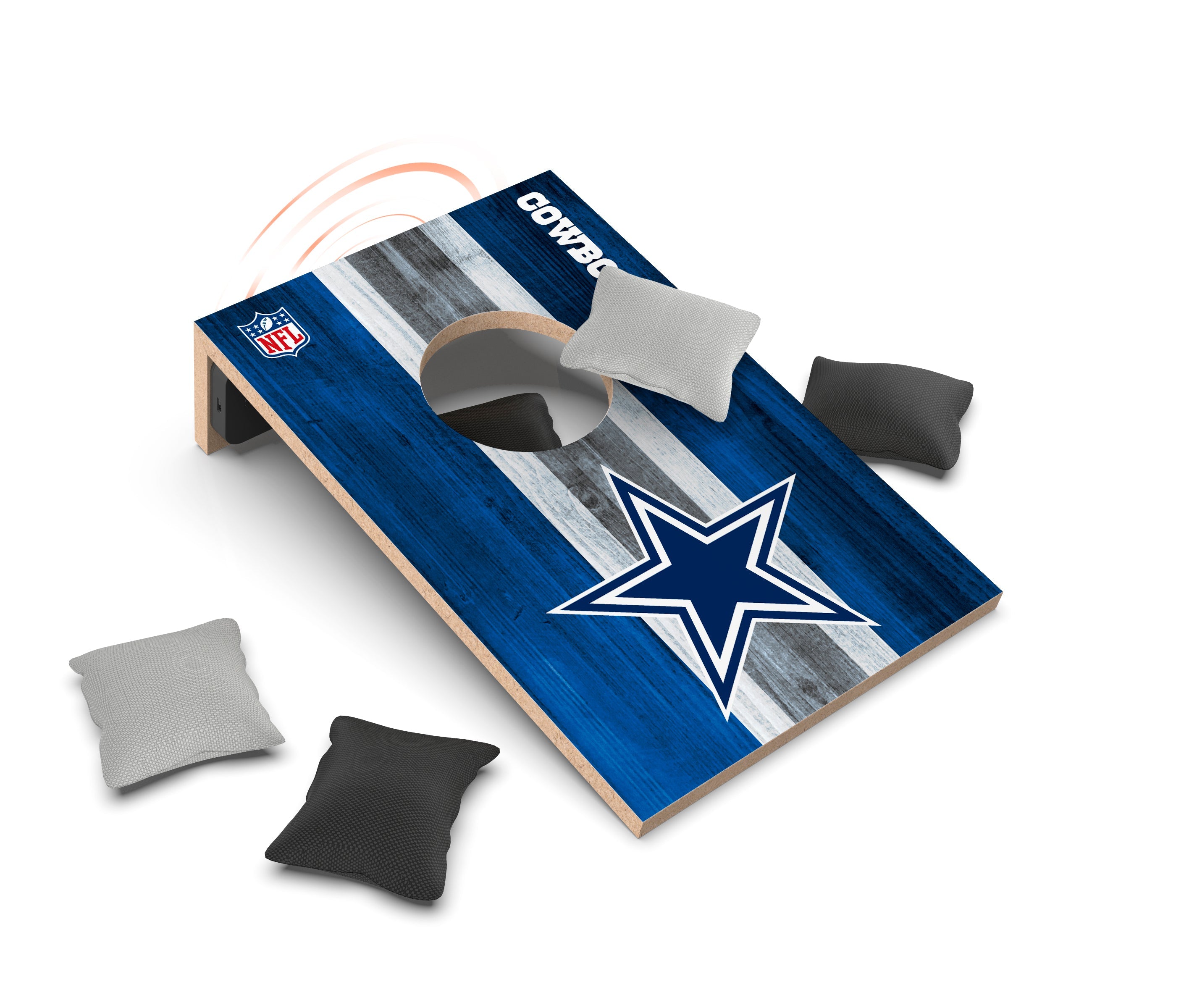 NFL Cornhole Game + Bluetooth Speaker