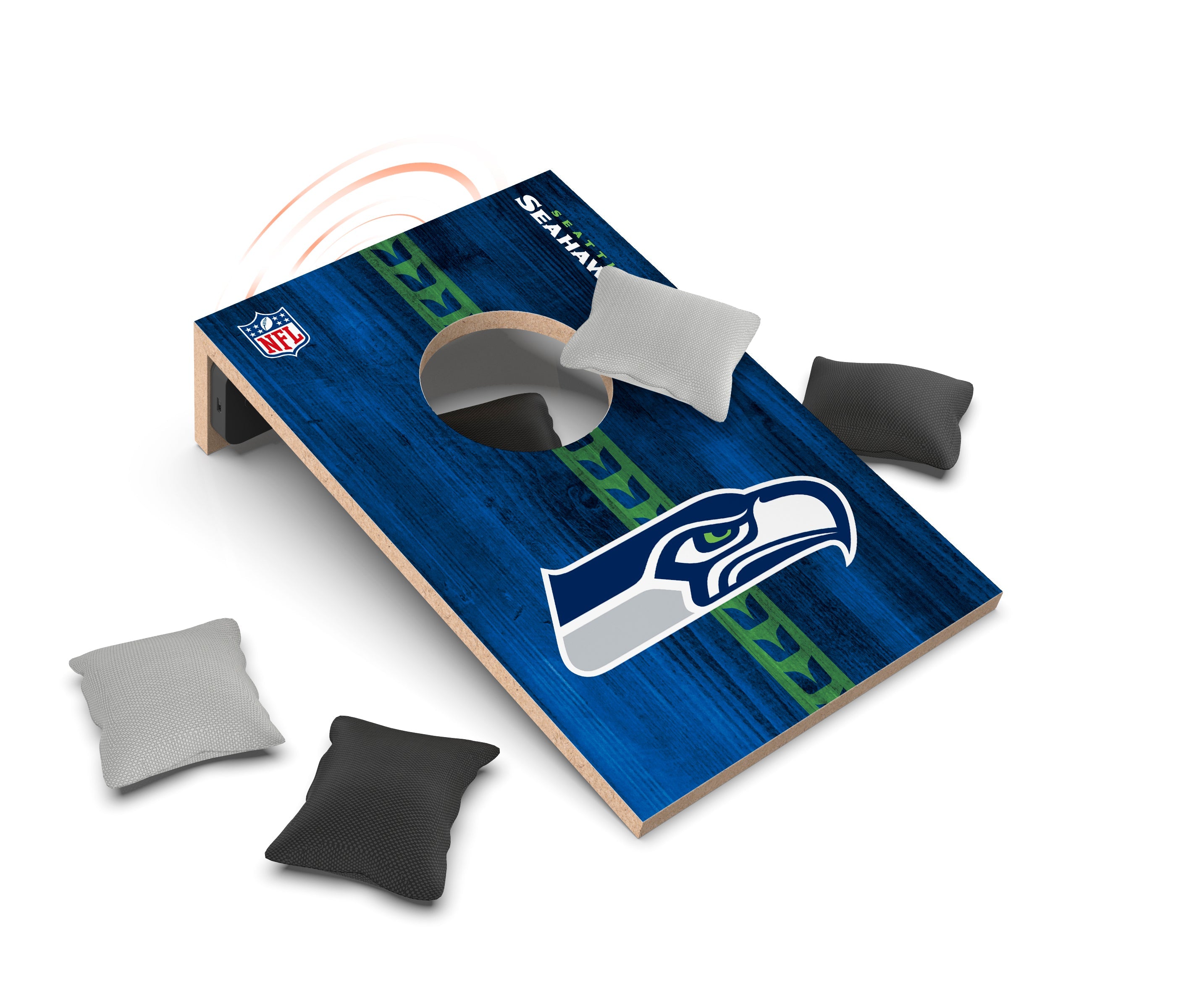 NFL Cornhole Game + Bluetooth Speaker