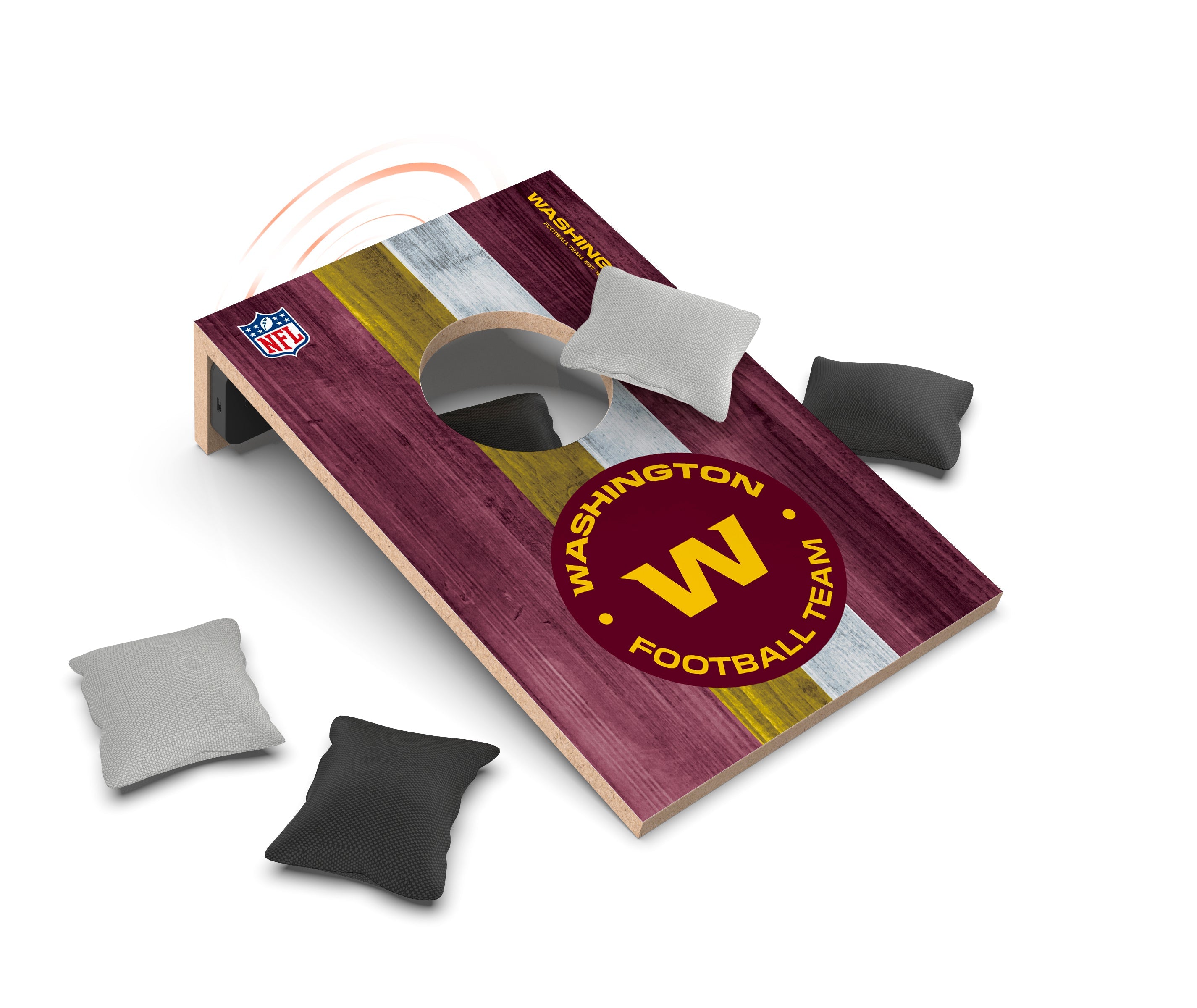 NFL Cornhole Game + Bluetooth Speaker