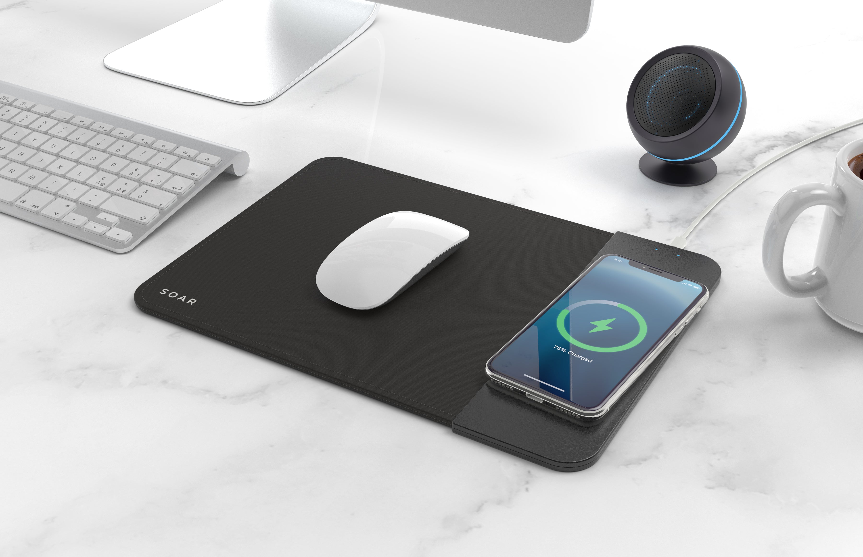 Wireless Charging Mouse Pad