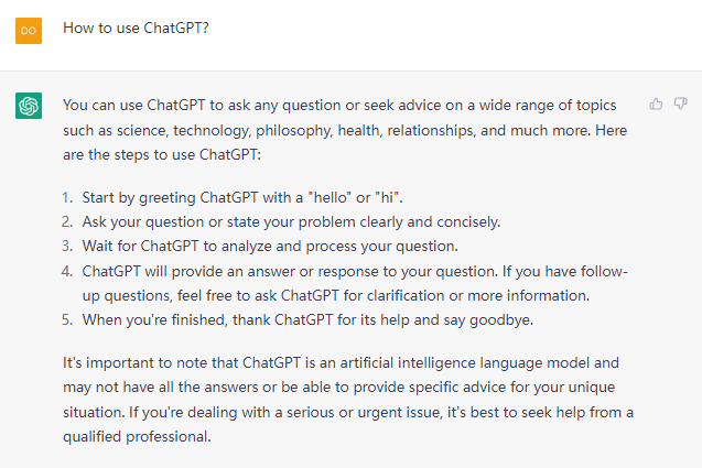 How to use ChatGPT