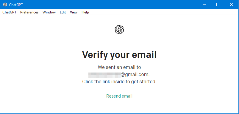 resend email