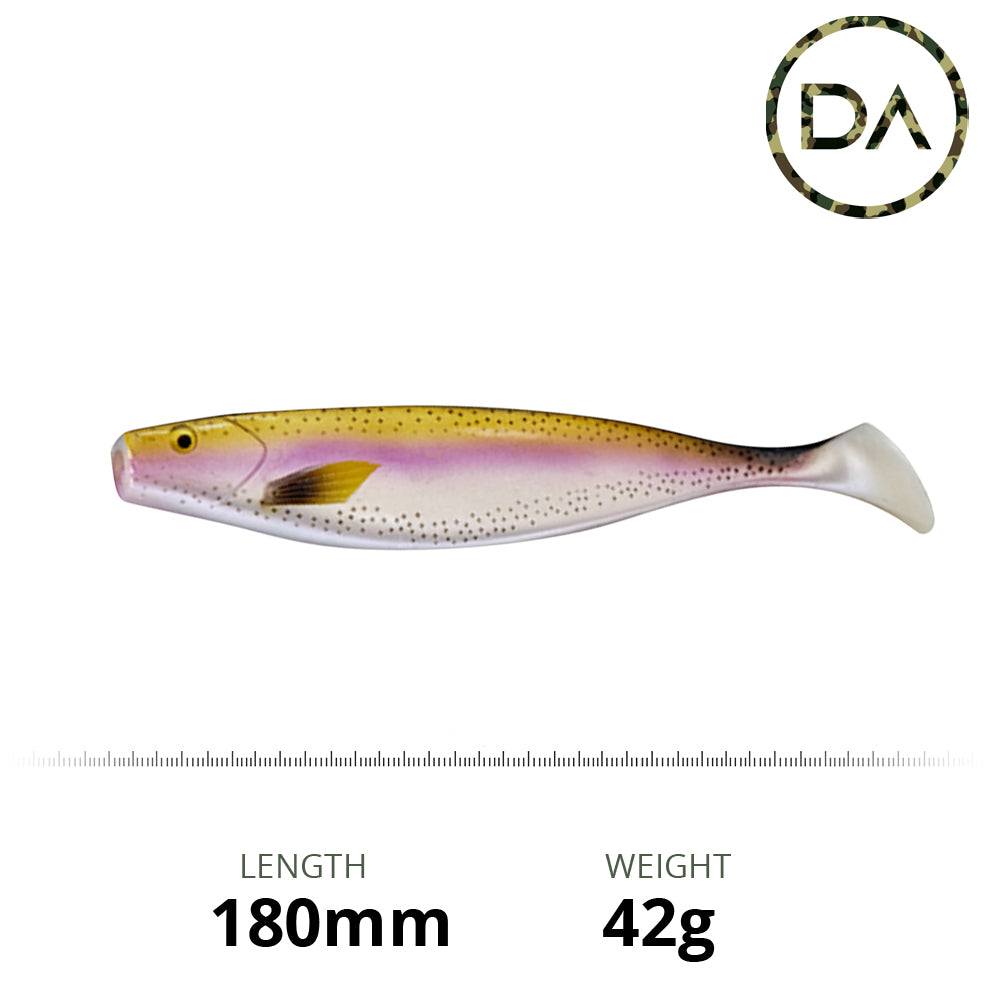 钓鱼诱饵-虹鳟鱼软塑料鱼饵(180毫米)