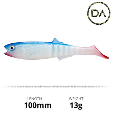 诱饵钓鱼-鲭鱼软塑连接鲥鱼饵(100mm)