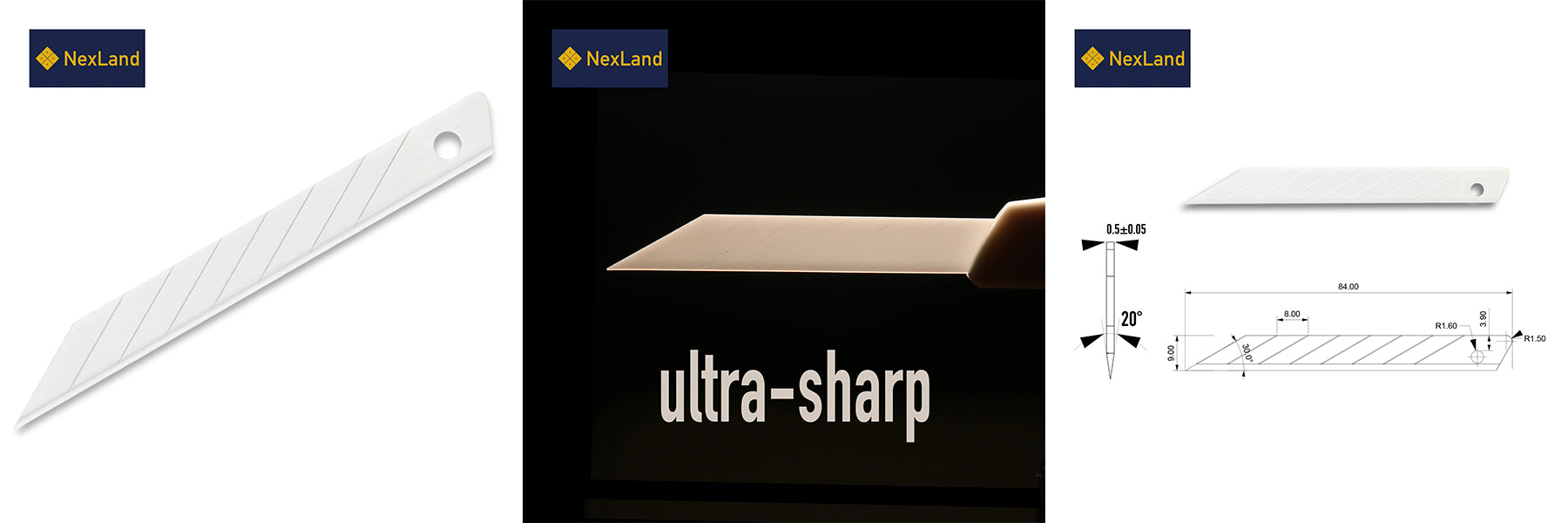 Ultra-Sharp Utility Blades – NexLand