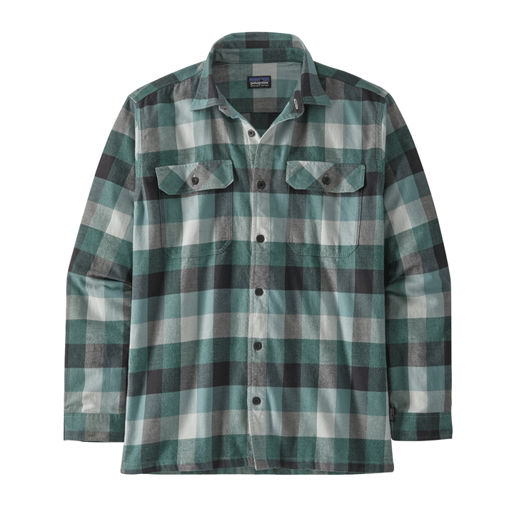 Patagonia Long-Sleeved Organic Cotton Midweight Fjord Flannel Shirt Mens