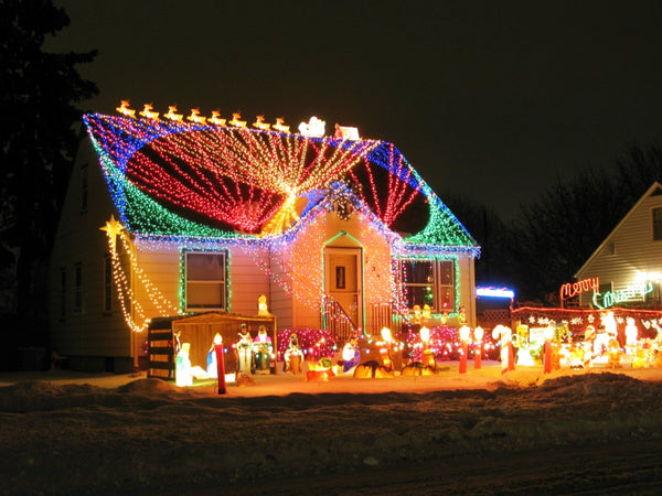 Christmas string lights