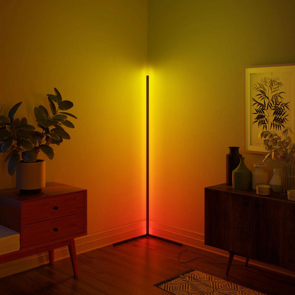 minimalist corner lamp