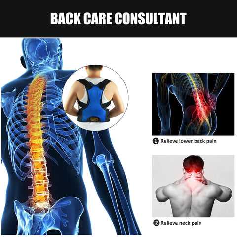 Back Brace Posture Corrector for Men and Women, Adjustable Upper & Lower Back Brace Spine Lumbar Support，Comfortable Back Braces for Posture Correction Pain Relief for Neck Back Shoulders