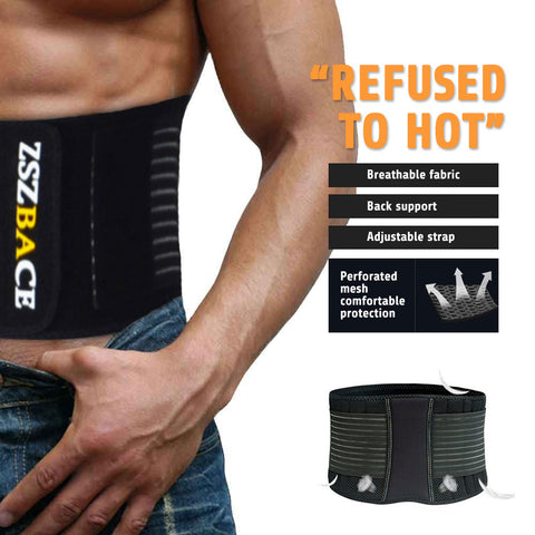 Lumbar Supports Belt, Back Brace Posture Corrector for Lower Back Pain, Adjustable Waist Trainer Belt to Relieve Sciatica and Herniated Disc for Men and Women