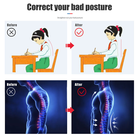Posture Corrector,Back Brace for Women and Men Support straightener, Shoulder Lumbar Adjustable Posture Corrector for Improve Posture, for Neck, Back and Shoulder Pain Relief Black