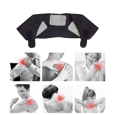 Heated Massage Shoulder Brace Adjustable Heating Shoulder Pad