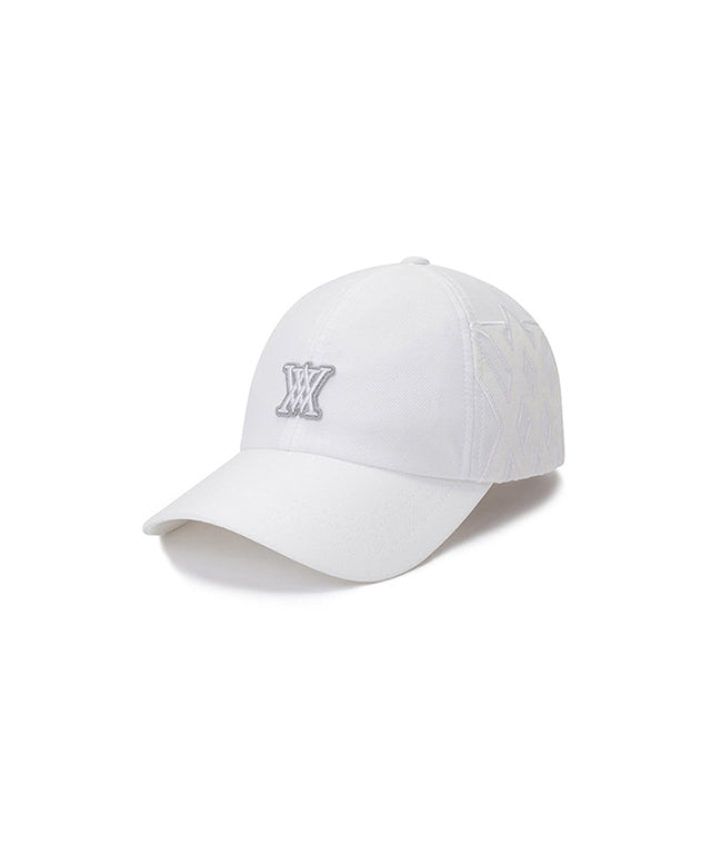 ANEW Point Logo Ball Cap - White