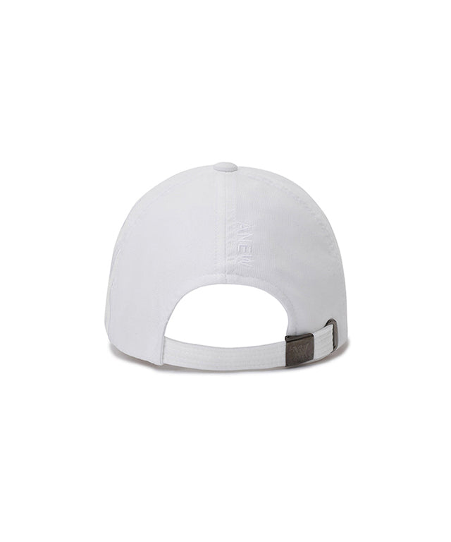 ANEW Point Logo Ball Cap - White