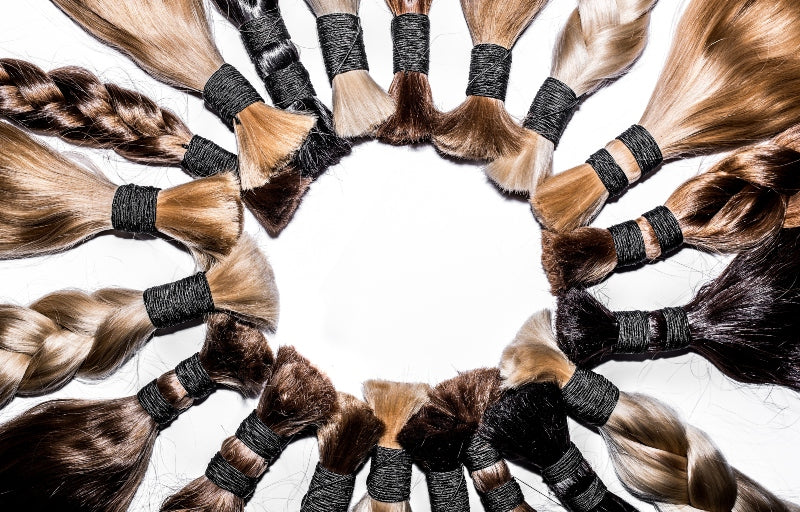 human hair material for wigs
