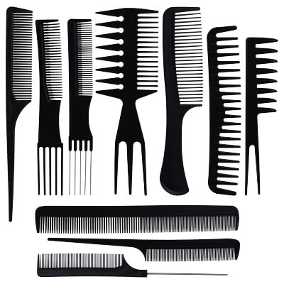10pcs comb set for natural hair