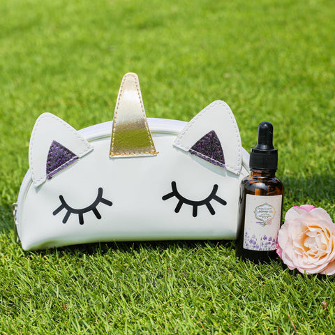 Rosewater and lavender massage oil