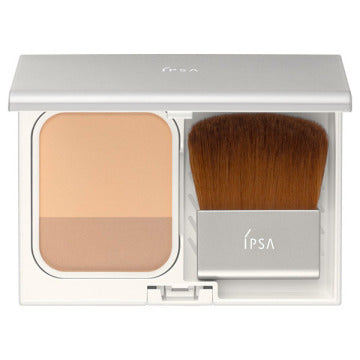 Ipsa Powder Foundation N Set (Case And Brush) 001 SPF25/ PA ++ [refill] - Powder Foundation Makeup