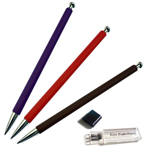 North Star Pencil Aya Core Sharpener Set Black (Japan) - Otp-680Bst Adult Pencils