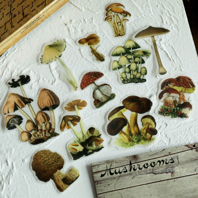 Lantu Mushroom Vellum Stickers