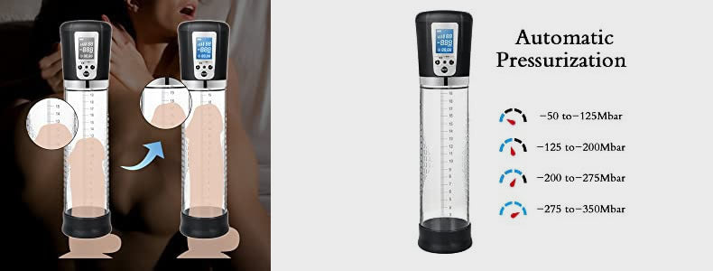 Automatic Air Pressure Device Suction Penis Pump Masturbation Cup 2 Automatic Air Pressure Device Suction Penis Pump Masturbation Cup