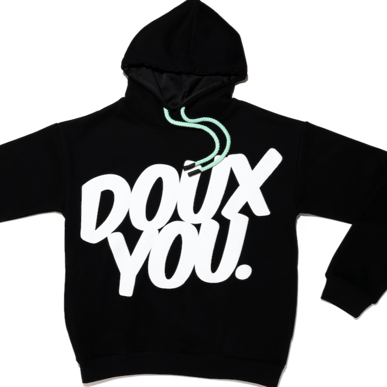 DOUX YOU Satin-Lined Hoodie