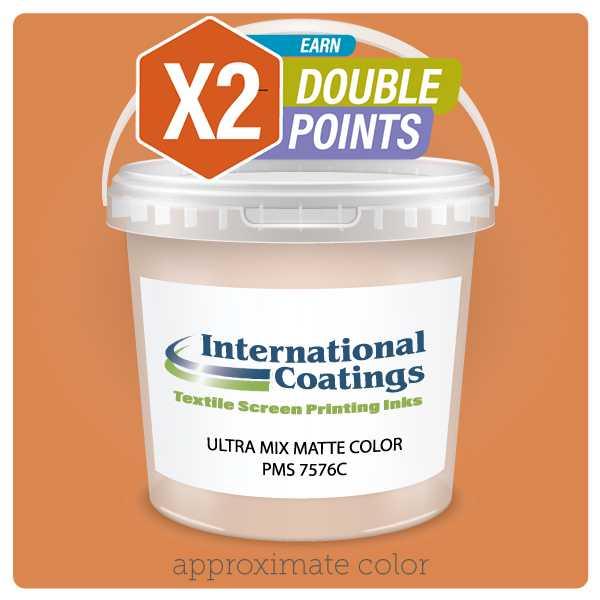 International Coatings PMS 7576C Ultra Mix Matte Plastisol Ink (Gallon)