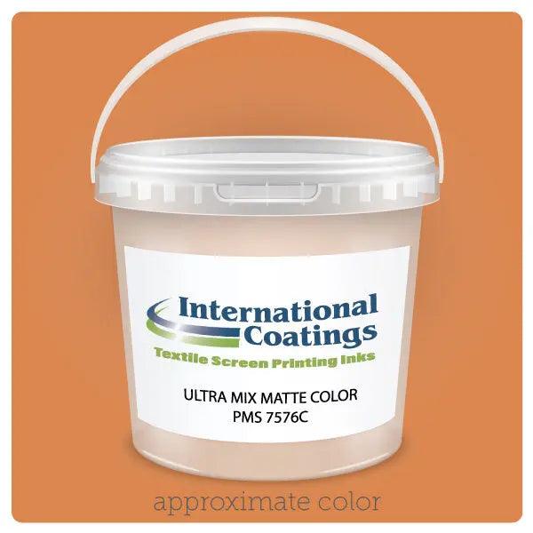 International Coatings PMS 7576C Ultra Mix Matte Plastisol Ink (Gallon)