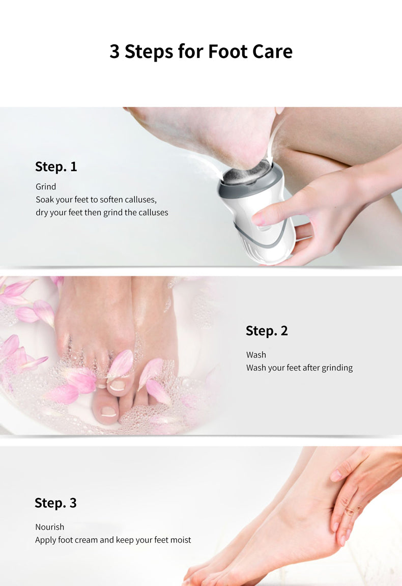 Electric Foot Grinder File Vacuum Dead Skin Callus Remover