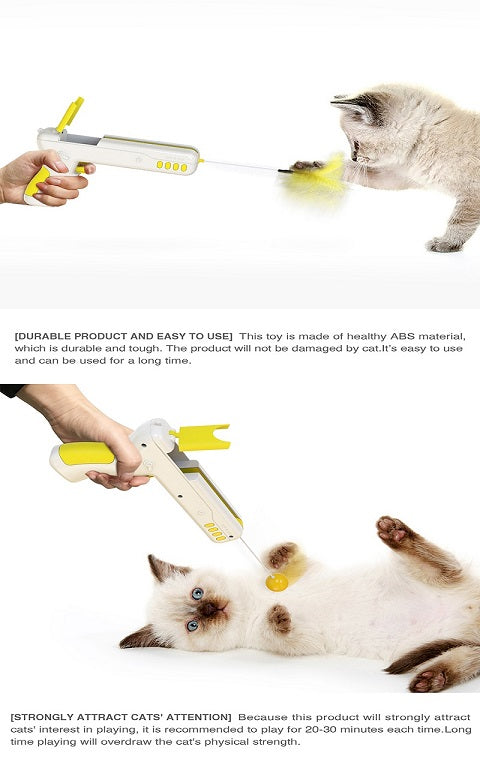 Interactive Stick Mouse Cat Ball