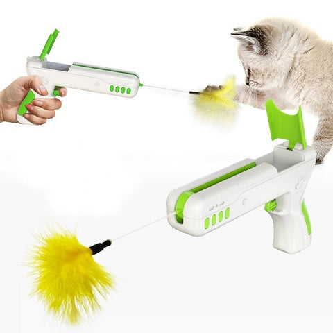 funny cat stick feather cat toys