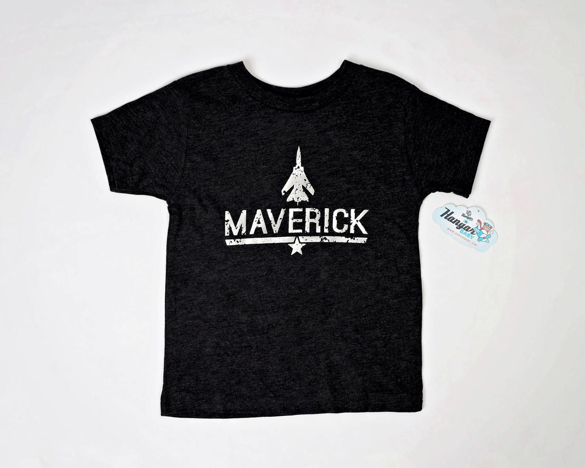 Maverick Top Gun Style Toddler Tee