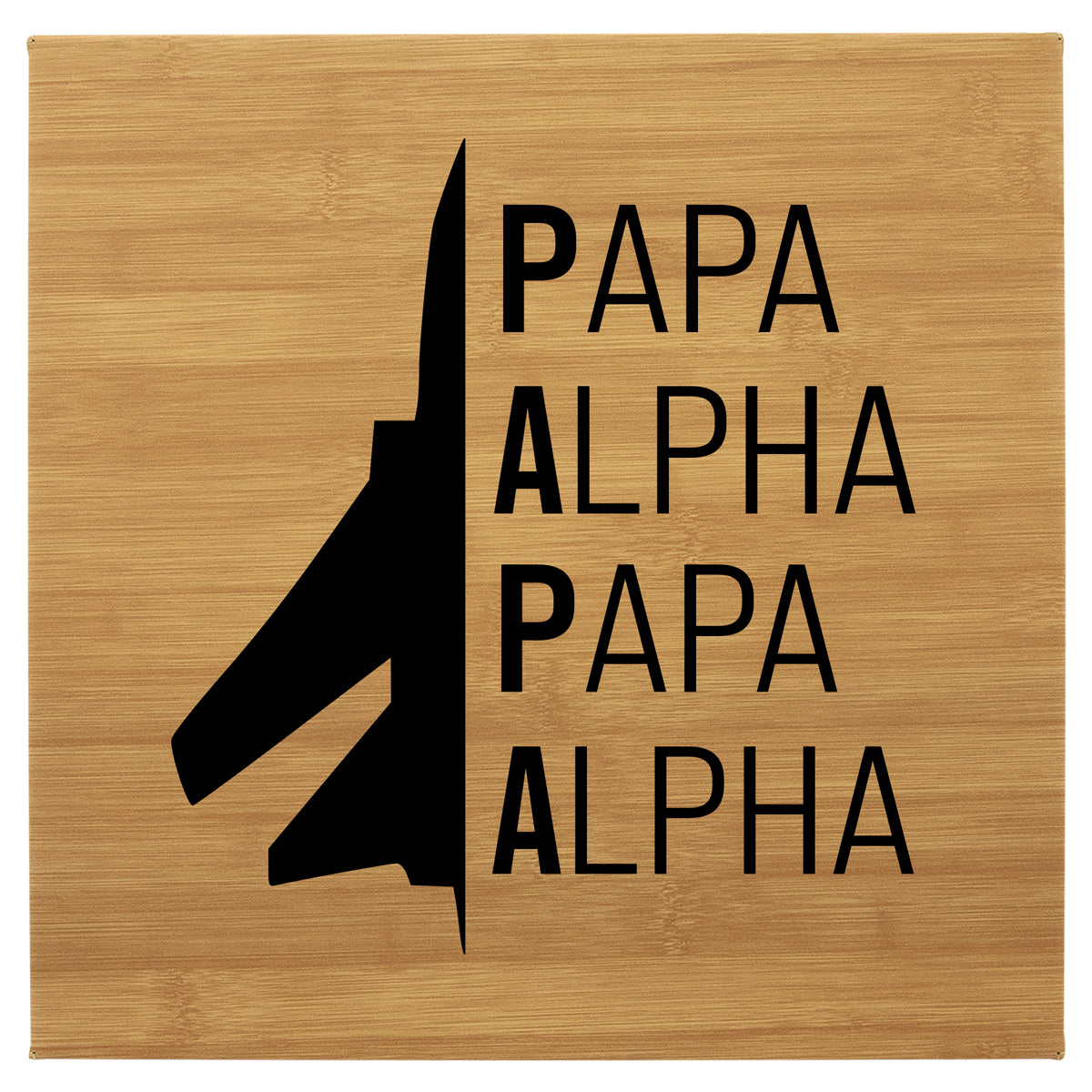 Phonetic Papa Leatherette Wall Decor - 10x10 or 14x14