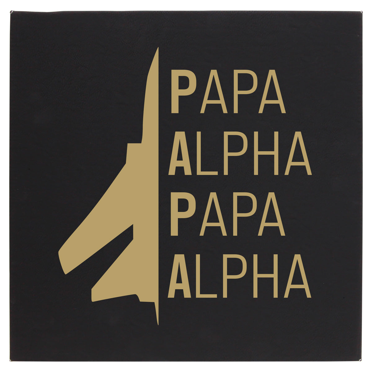 Phonetic Papa Leatherette Wall Decor - 10x10 or 14x14