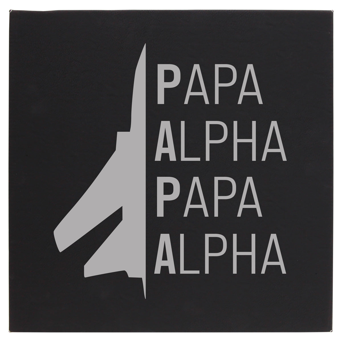 Phonetic Papa Leatherette Wall Decor - 10x10 or 14x14