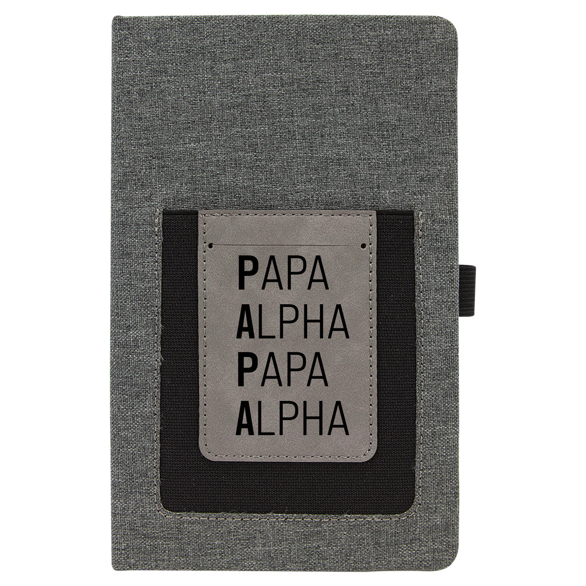 Phonetic Papa Leatherette Journal with Cell/Card Slot