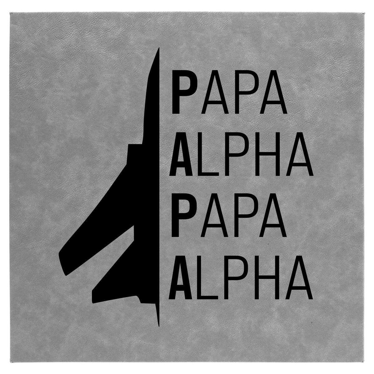 Phonetic Papa Leatherette Wall Decor - 10x10 or 14x14