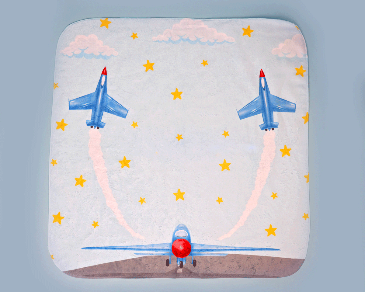 Top Gun Style Bath Towel for Newborn