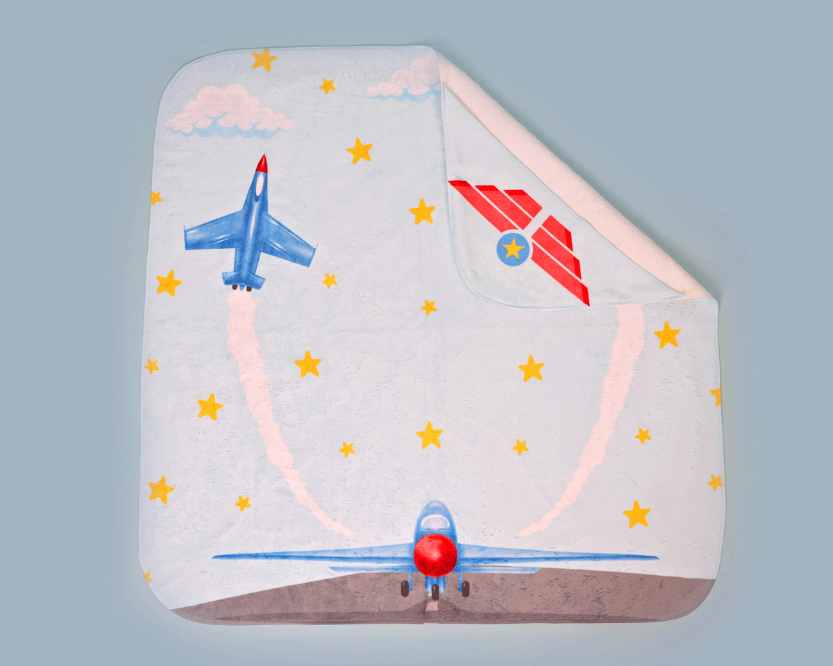 Top Gun Style Bath Towel for Newborn