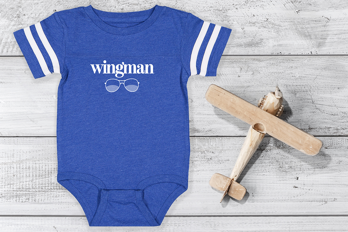 Wingman Infant Football Fine Jersey Onesie