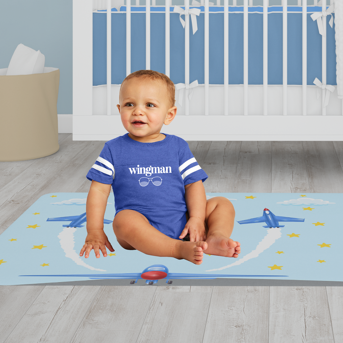 Wingman Infant Football Fine Jersey Onesie