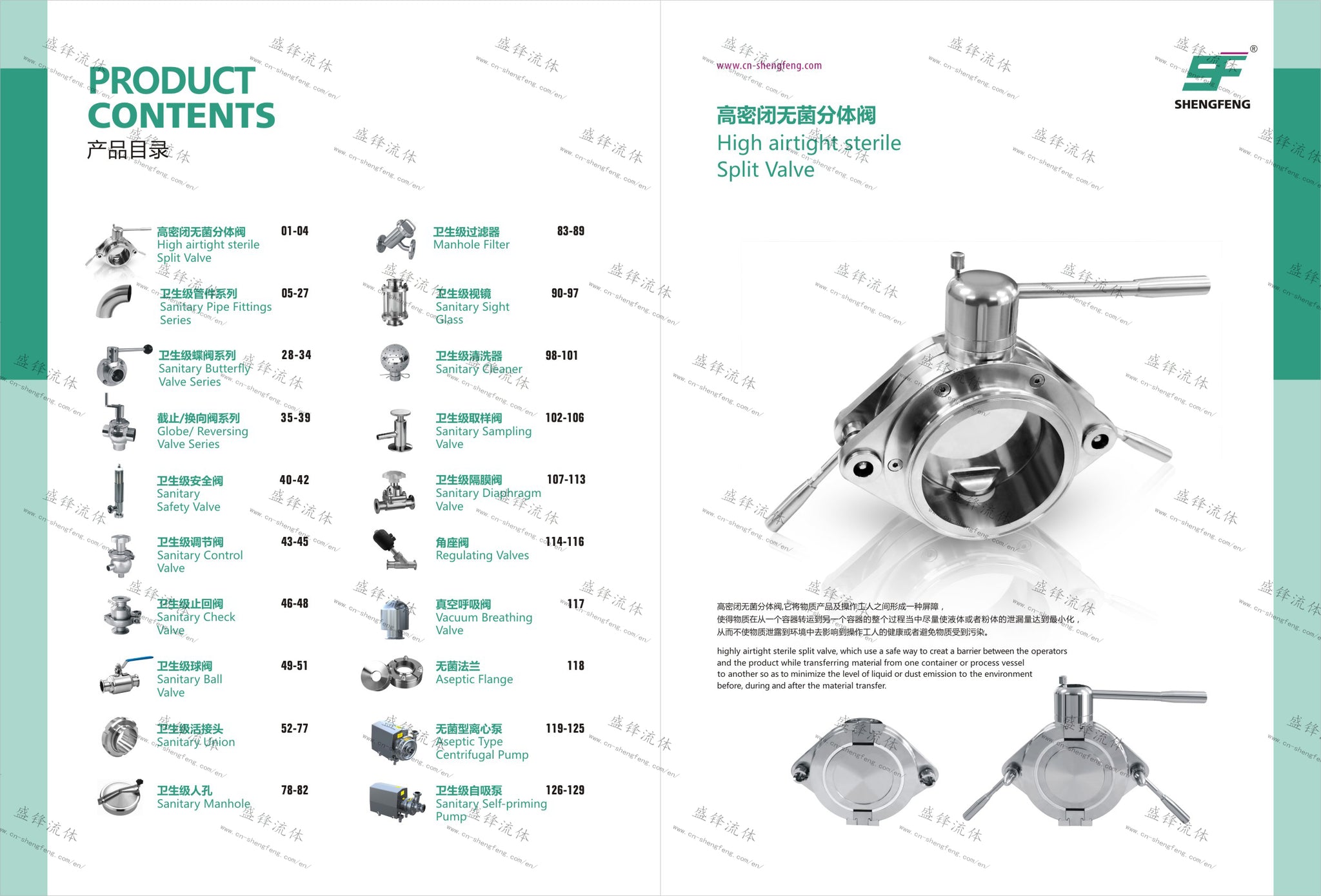 ShengFeng Catalog