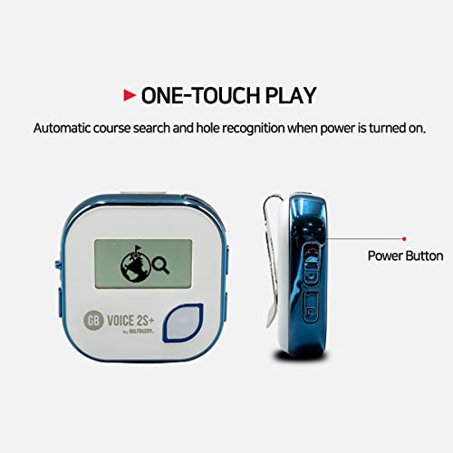 Golf Buddy Voice 2S+ Wearable Talking GPS Rangefinder