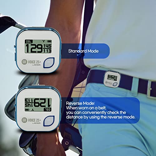 Golf Buddy Voice 2S+ Wearable Talking GPS Rangefinder