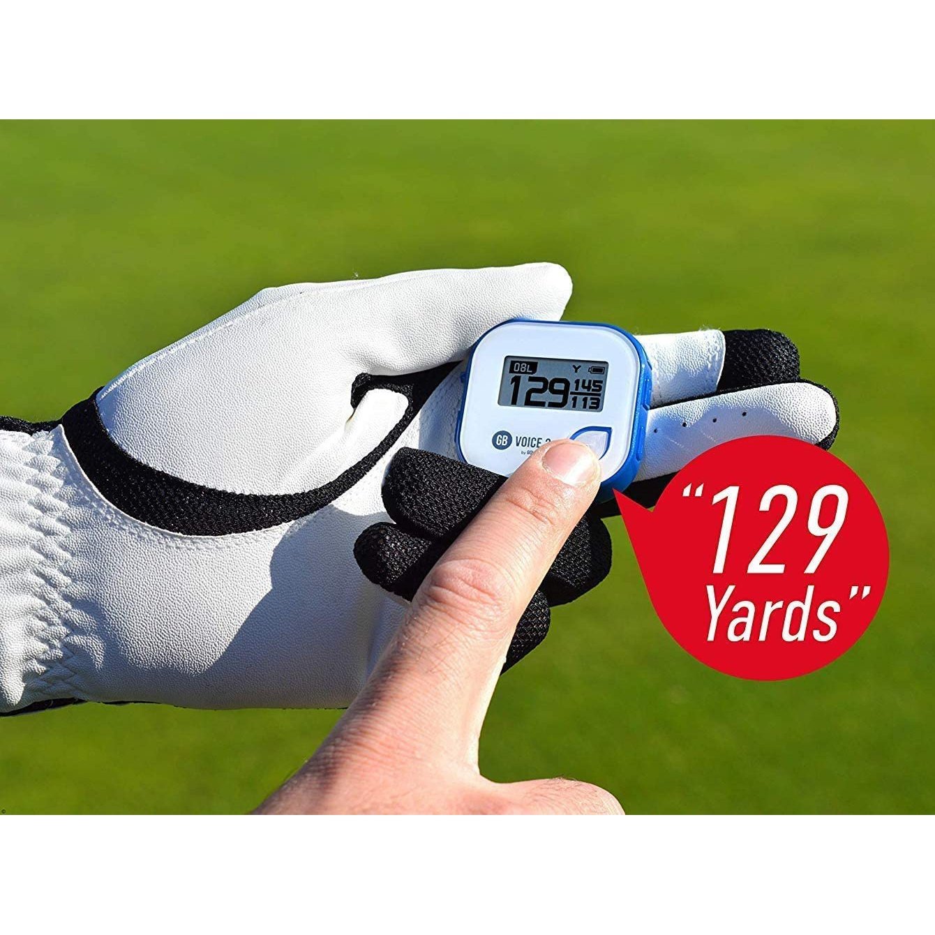 Golf Buddy Voice 2S+ Wearable Talking GPS Rangefinder