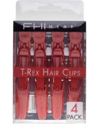 FHI Heat T-Rex Hair Clips - Red