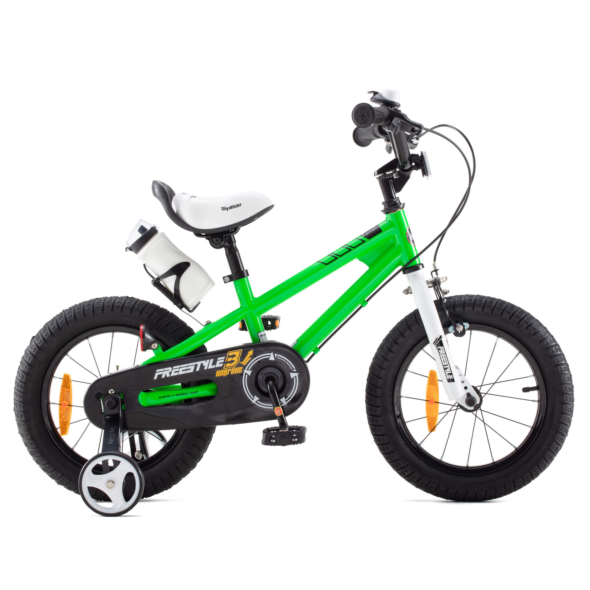 RoyalBaby BMX Freestyle Kinderfahrrad für Jungen und Mädchen 12-14-16-18 Zoll mit Stützrädern und Parkstütze